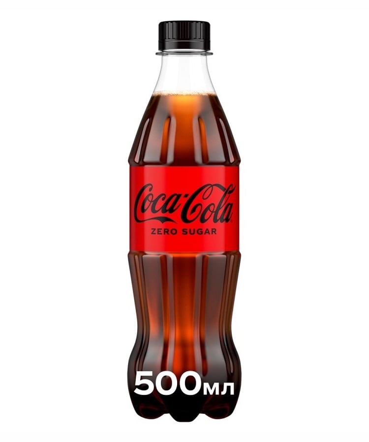 ➤ Напиток 0,5л Coca-Cola Zero безалкогольный сильногазированный