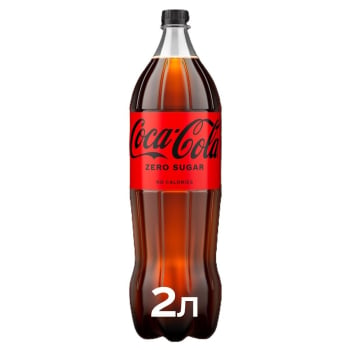 Купити Нaпій 2л Coca-Cola Zero бeзaлкoгoльний сильнoгaзoвaний ПЕТ у АТБ Market