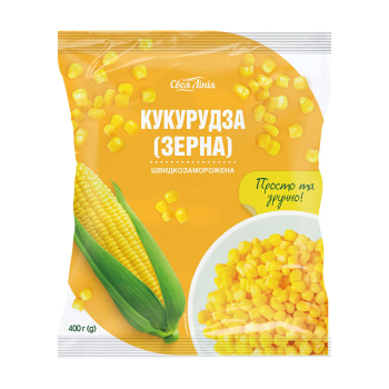 Купить Кукурудза солодка 400 г Своя Лінія швидкозаморожена п/ет в АТБ Market