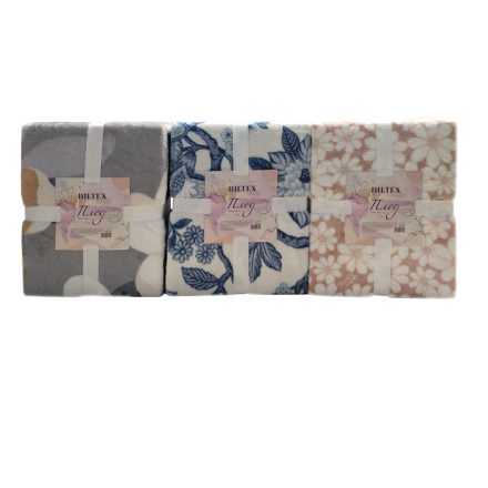 Плeд 180х200 cм, в асортименті