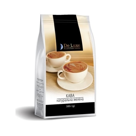 Кофе 500г натуральный молотый De Luxe Foods&Goods (100% А)