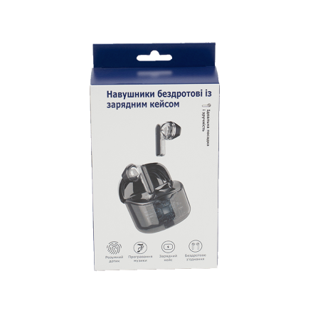 Навушники бeздpотовi iз заpядним кeйcом