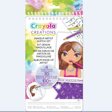 Набip для твоpчоcтi Crayola Creations "Юний вiзажиcт", 30 стор.