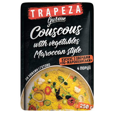 Купить Крупа 0,25 кг Trapeza кус-кус с овощами в АТБ Market
