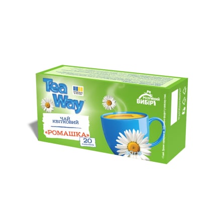 Купить Чай (20 ф/п х 1 г) Розумний вибір Tea Way Ромашка трав'яний к/уп в АТБ Market