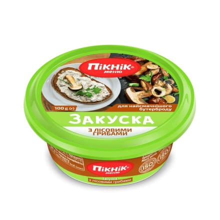 Купить Закуска Пикник Меню с лесными грибами 100г в АТБ Market