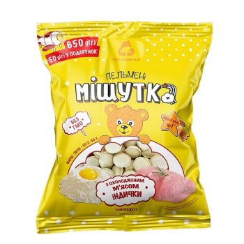 Купить Пельмени 0,65 кг Три Медведя Мишутка с мясом индейки в АТБ Market