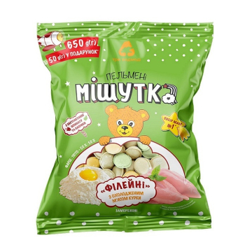 Купить Пельмени 0,65 кг Три медведя Мишутка филейные в АТБ Market