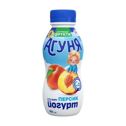 Купить Йогурт 185 г Агуня Персик 2,7% п/бут в АТБ Market