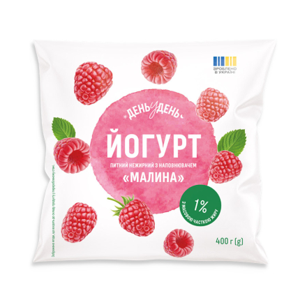 Купити Йогурт 400 г День у День малина 1% п/ет (Г) у АТБ Market