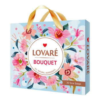 Купити Чай 52,5г (6 видів * 5 ф/п) LOVARE набір Bouquet асорті в конвертах к/уп у АТБ Market