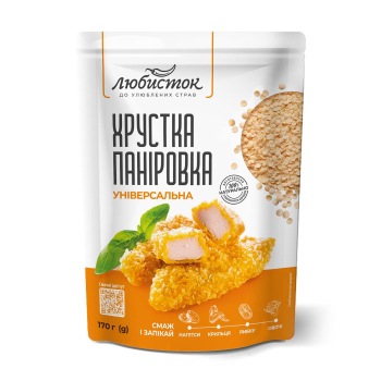 Купить Паніровка 170 г Любисток хрустка універсальна м/уп в АТБ Market