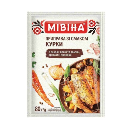 Купити Приправа 80 г Мівіна зі смаком курки м/уп у АТБ Market