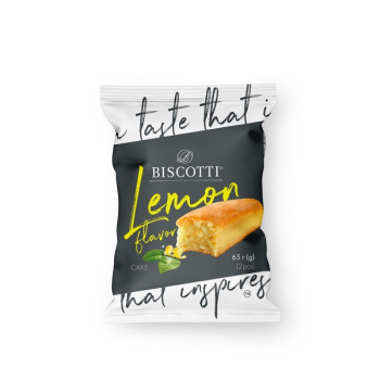 Купити Кекс 65 г Biscotti з ароматом лимона м/уп у АТБ Market