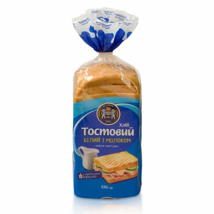 Купить Хлеб 330 г Кулиничи Тостовый белый Европейский в АТБ Market