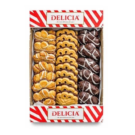 Купить Печиво 325 г Delicia Делімікс к/уп в АТБ Market