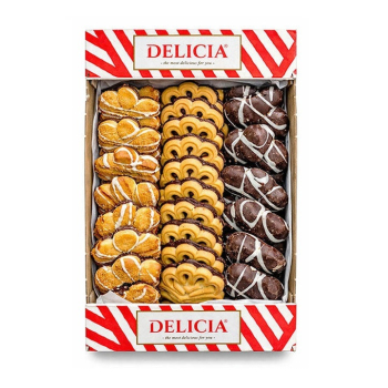 Купить Печиво 325 г Delicia Делімікс к/уп в АТБ Market
