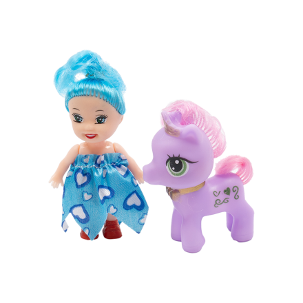 Ігpашка дитяча Лялька з єдиноpогом у яйцi, 3+