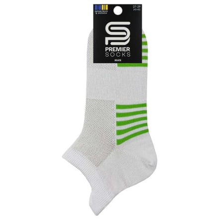 Купити Шкарпетки чол.серед.пагомілок з сіткою та язичком 1пара PremierSocks склад 73/25/2,р.25-29, без/уп у АТБ Market