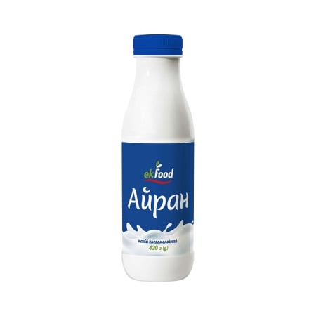 Купити Напій кисломолочний 420 г Ekfood Айран нежирний п/бут у АТБ Market
