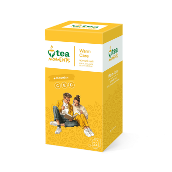 Купить Чай (22 ф/п*1,8г) Tea Moments чорний імбир манго/ехінацея цедра лимона, к/уп в АТБ Market