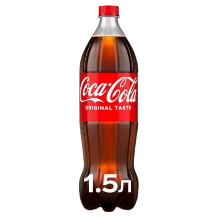 Напій 1,5 л Coca-Cola безалкoгoльний сильнoгазoваний
