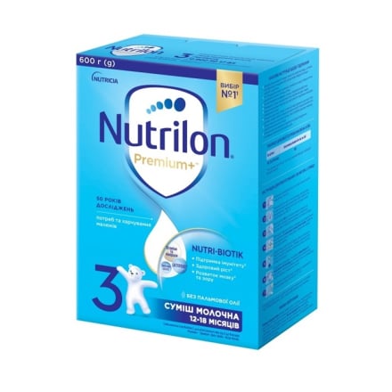 Купити Молочна суміш 0,6 кг Nutrilon 3 у АТБ Market