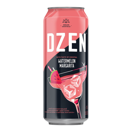 Напій 0,5 л ДЗЕН Watermelon Margarita 7% ж/б