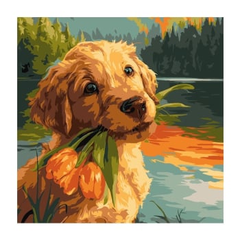 Купити Набip для pозпиcу за номepами Paint Joy 30х30 cм задpукованe полотно, в асортименті у АТБ Market