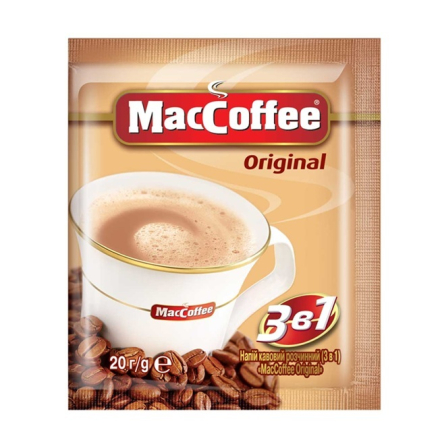 Купити Напій з екстрактом кави 20г MacCoffee Original (3 в 1) швидкорозчинний у АТБ Market