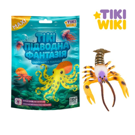 Стретч-іграшка дитяча Tiki Wiki Maxi Тікі Підводна фантазія, Вік 3+