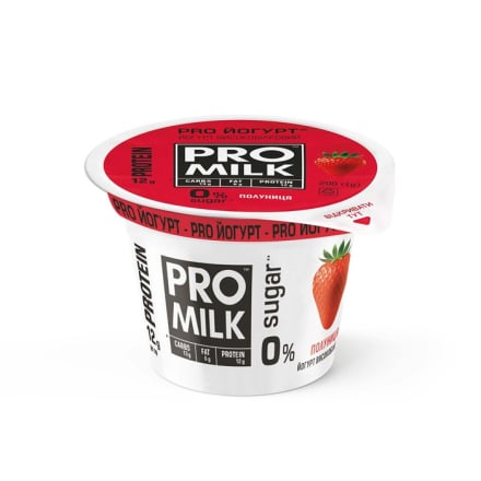 Купить Йогурт 200 г PRO MILK протеіновий Полуниця 3% п/стакан в АТБ Market