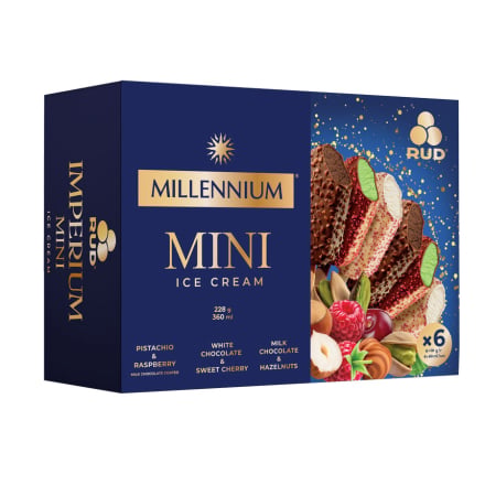 Купити Морозиво 228 г Рудь&Millenium мультипак міні-ескімо 6*38 г карт/уп у АТБ Market