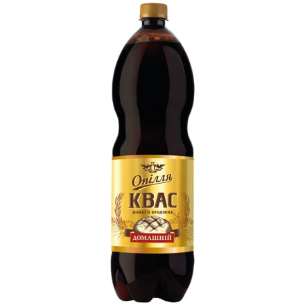 Квас 1,5 л Опілля Домашній живого бродіння ПЕТ