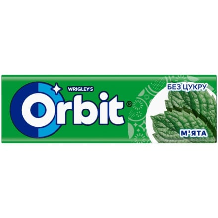 Купити Жувальна гумка 14 г Orbit М'ята м/уп у АТБ Market