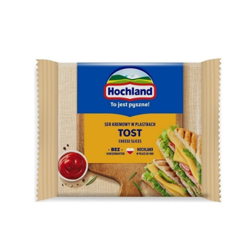 Купити Сир плавлений 130 г Hochland Тост 36%, пластини п/yп Польща у АТБ Market