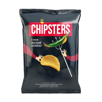 Купити Чипси 110 г CHIPSTERS картопляні зі смаком 