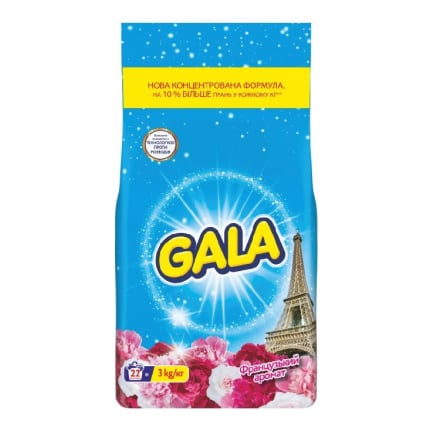Купити Засіб миючий синтетичний 3 кг Gala Aqua Puder Color Французький аромат м/уп у АТБ Market