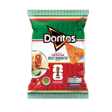 Купить Чипси 90 г Doritos кукурудзяні зі смаком мексиканського буріто з яловичиною м/уп в АТБ Market