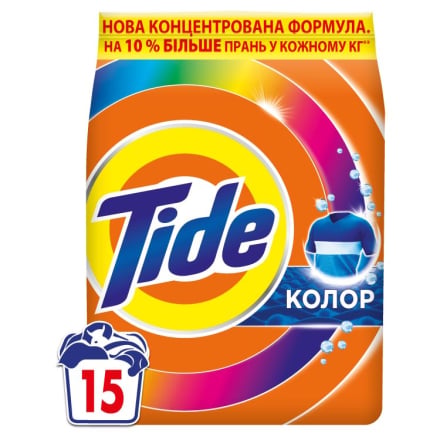 Купити Засіб миючий синтетичний 2,1 кг Tide Aqua Puder Color м/уп у АТБ Market