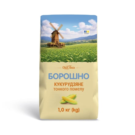 Купить Мука 1 кг Своя Линия кукурузная тонкого помола  в АТБ Market