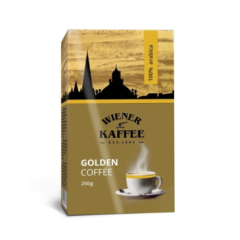 Купити Кава 250 г Lvivska Golden Coffee смажена мелена з ароматизатором Ірландський крем вак/уп у АТБ Market