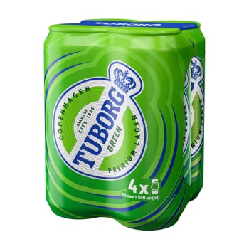 Купити Пиво 2л Tuborg Green НАБІР 4 х 0,5л у АТБ Market