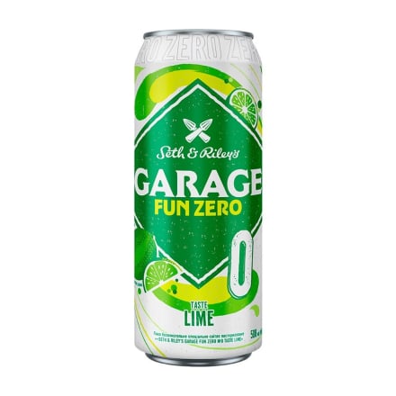 Купити Пивo безалкогольне 0,5 л Seth&Riley's Garage fun zero №0 taste Lime ж/б у АТБ Market