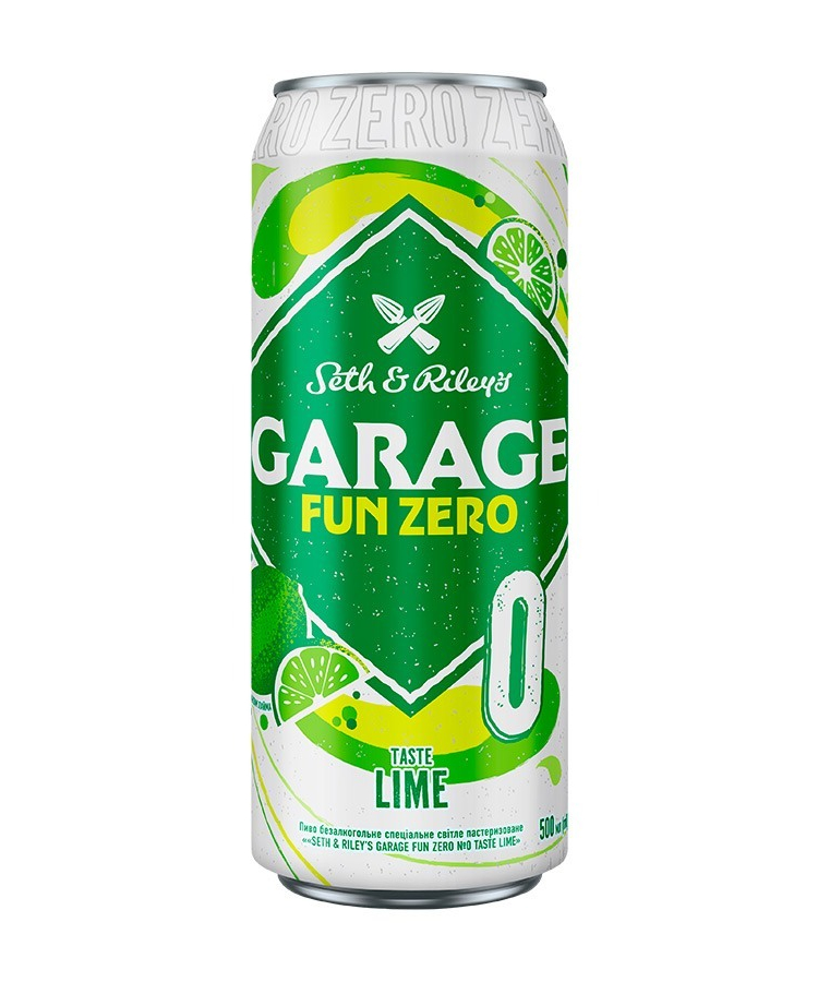 ➤ Пивo безалкогольне 0,5 л Seth&Riley's Garage fun zero №0 taste