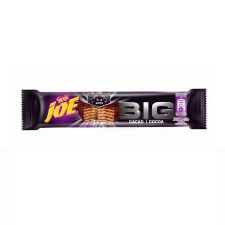 Купить Вафлі 45 г JOE BIG зі смаком какао в темній глазурі м/уп в АТБ Market