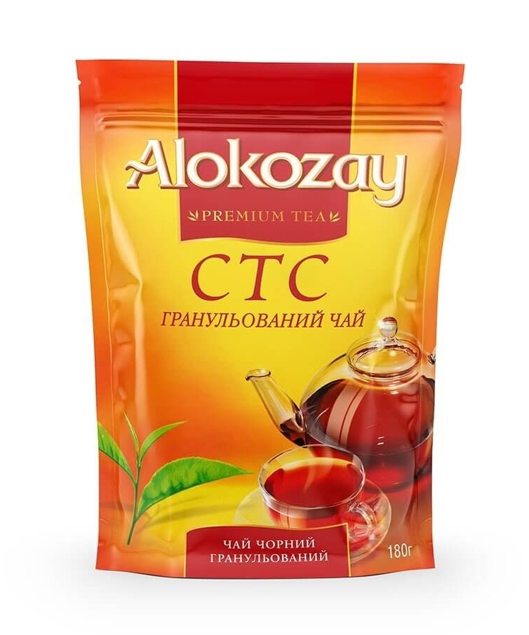 Чай 180 г Alokozay СТС чорний гранульований