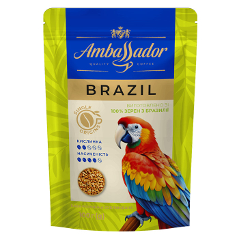 Купить Кава 100 г Ambassador Brazil розчинна сублімована м/уп в АТБ Market
