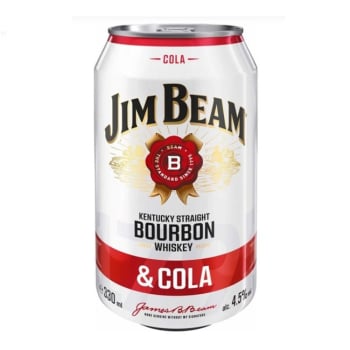 Купити Напій 0,33 л слабоалкогольний Jim Beam Bourbon & Cola 4,5% об з/б у АТБ Market