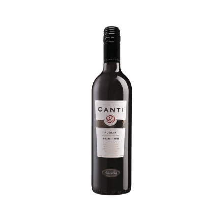 Купити Вино 0,75 л CANTI PRIMITIVO напівсухе червоне 12,5 % об. скл/пл Італія у АТБ Market